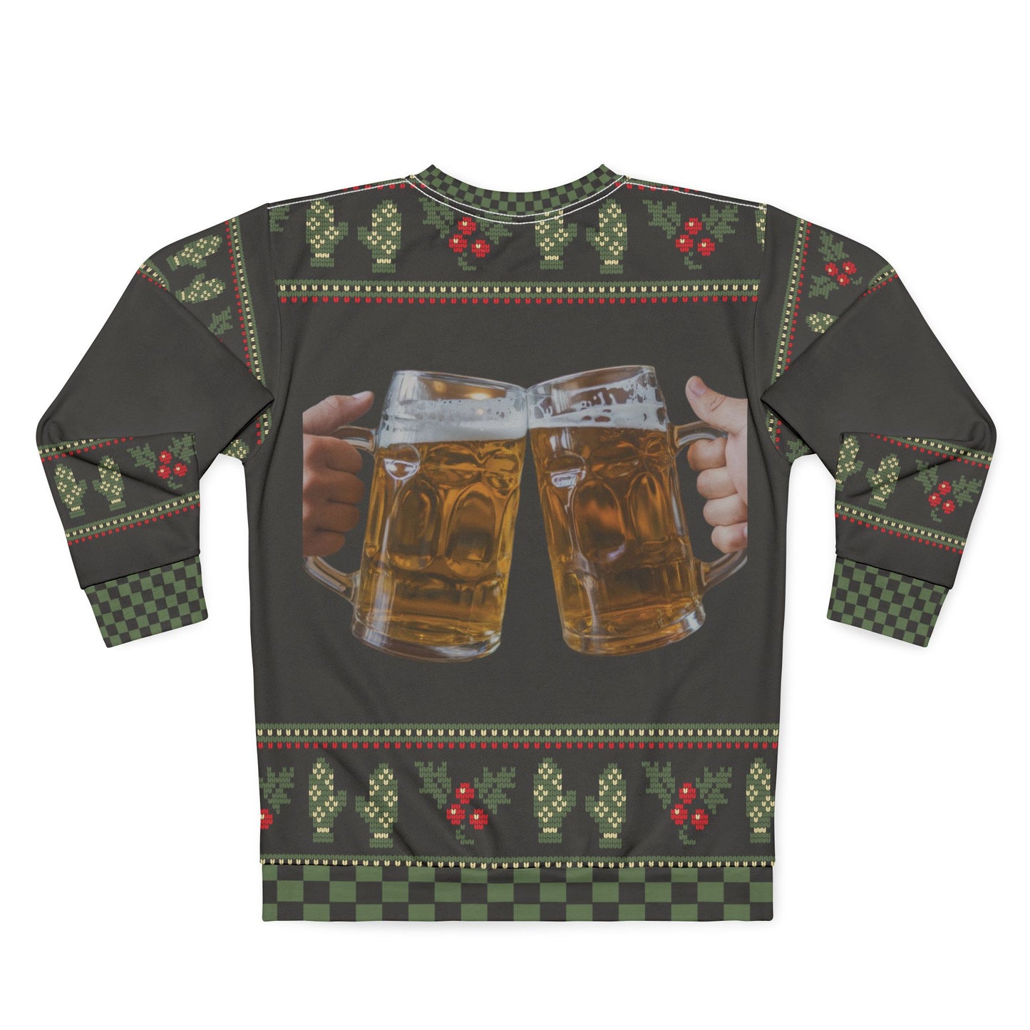UGLY Christmas Sweater -Most Wonderful Time for a BEER