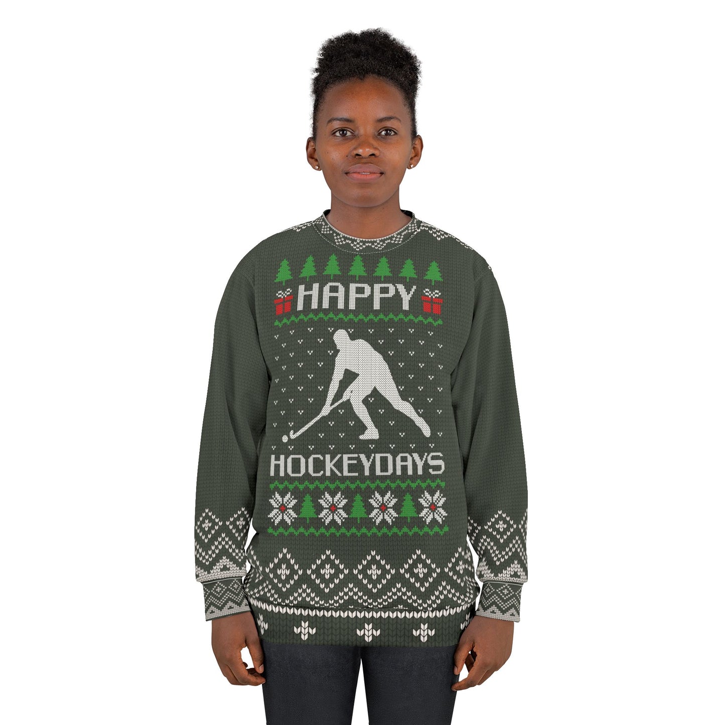 UGLY Christmas Sweater - HOCKEY - Don't PUCK with Me!