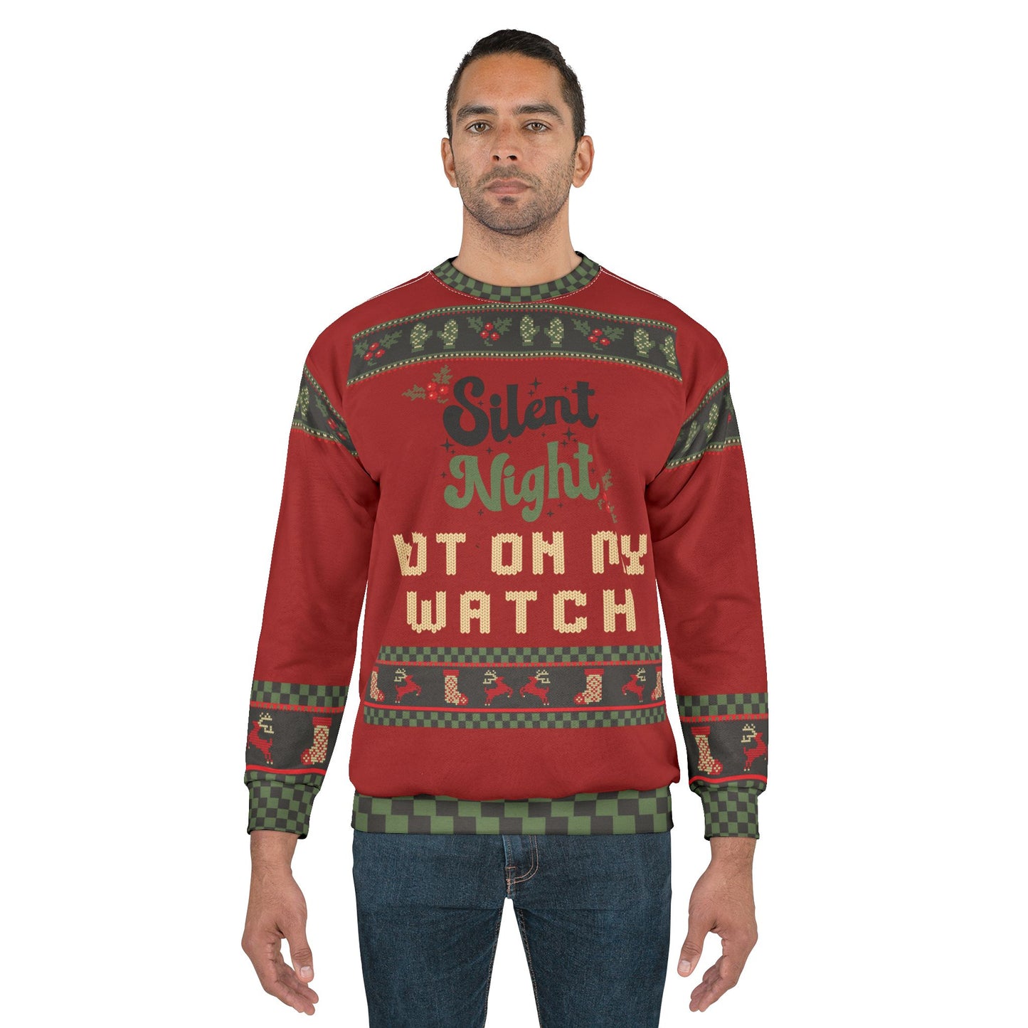 UGLY Christmas Sweater - POLICE DISPATCHER - Sure to get some laughs