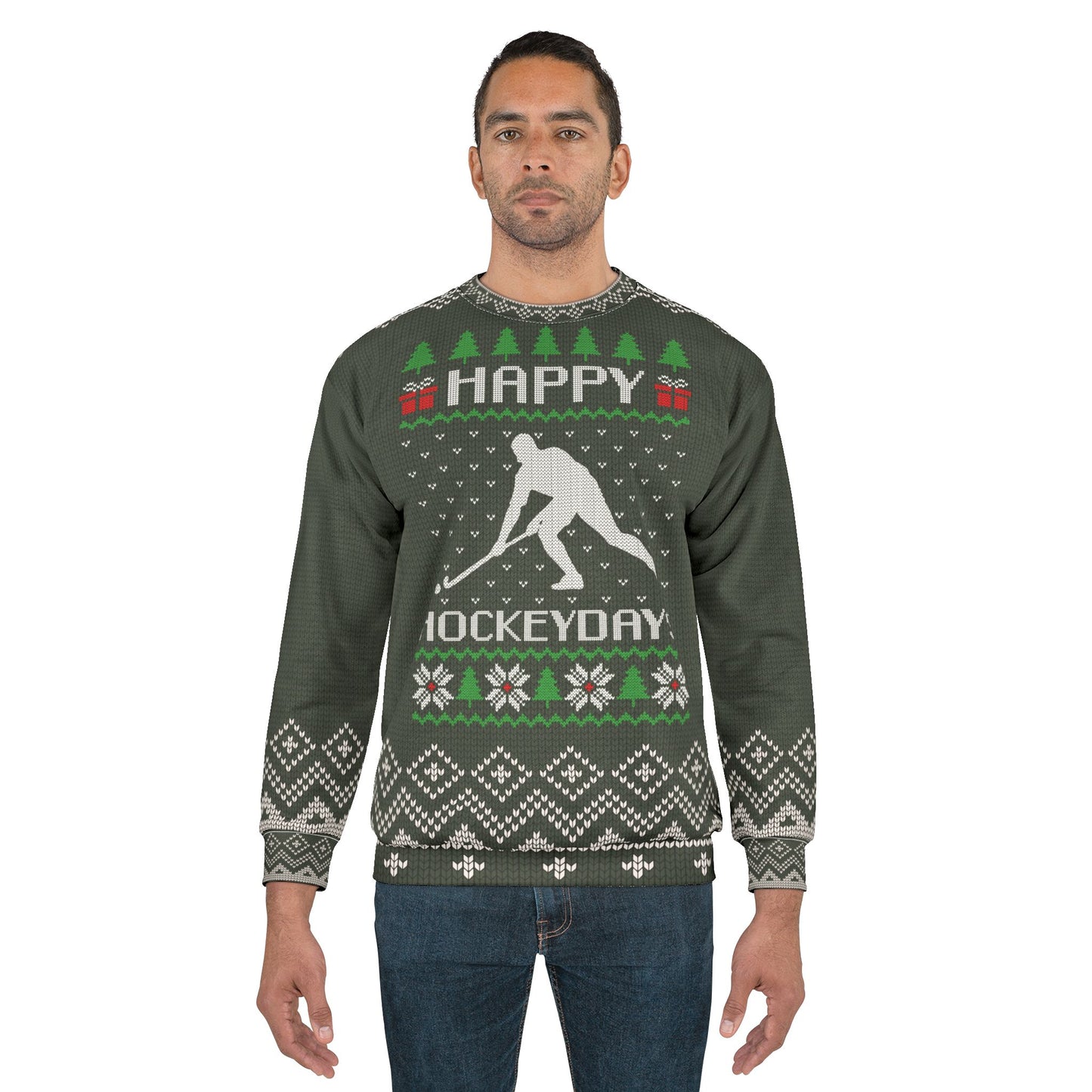 UGLY Christmas Sweater - HOCKEY - Don't PUCK with Me!