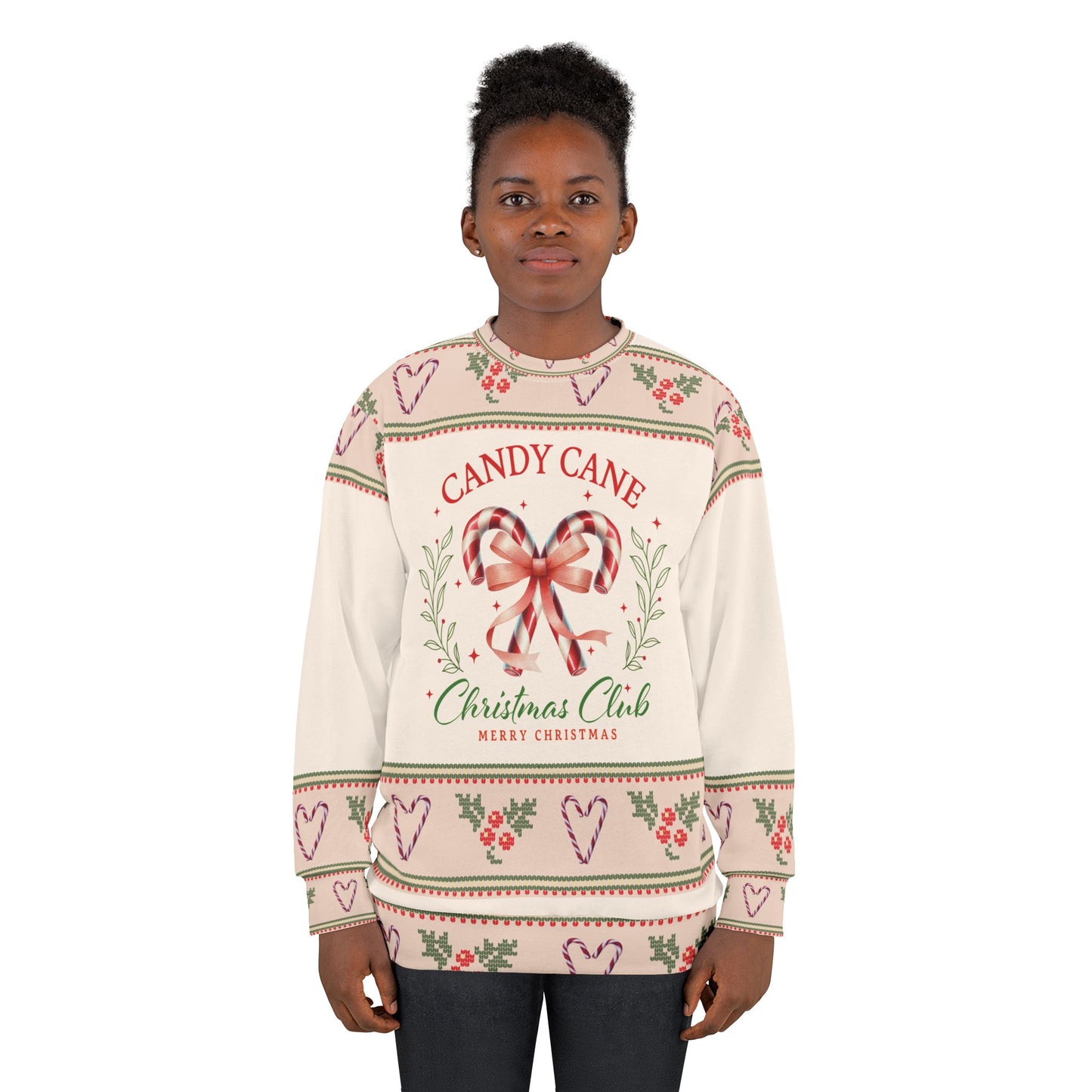 Not So - UGLY Christmas Sweater - Candy Cane Club