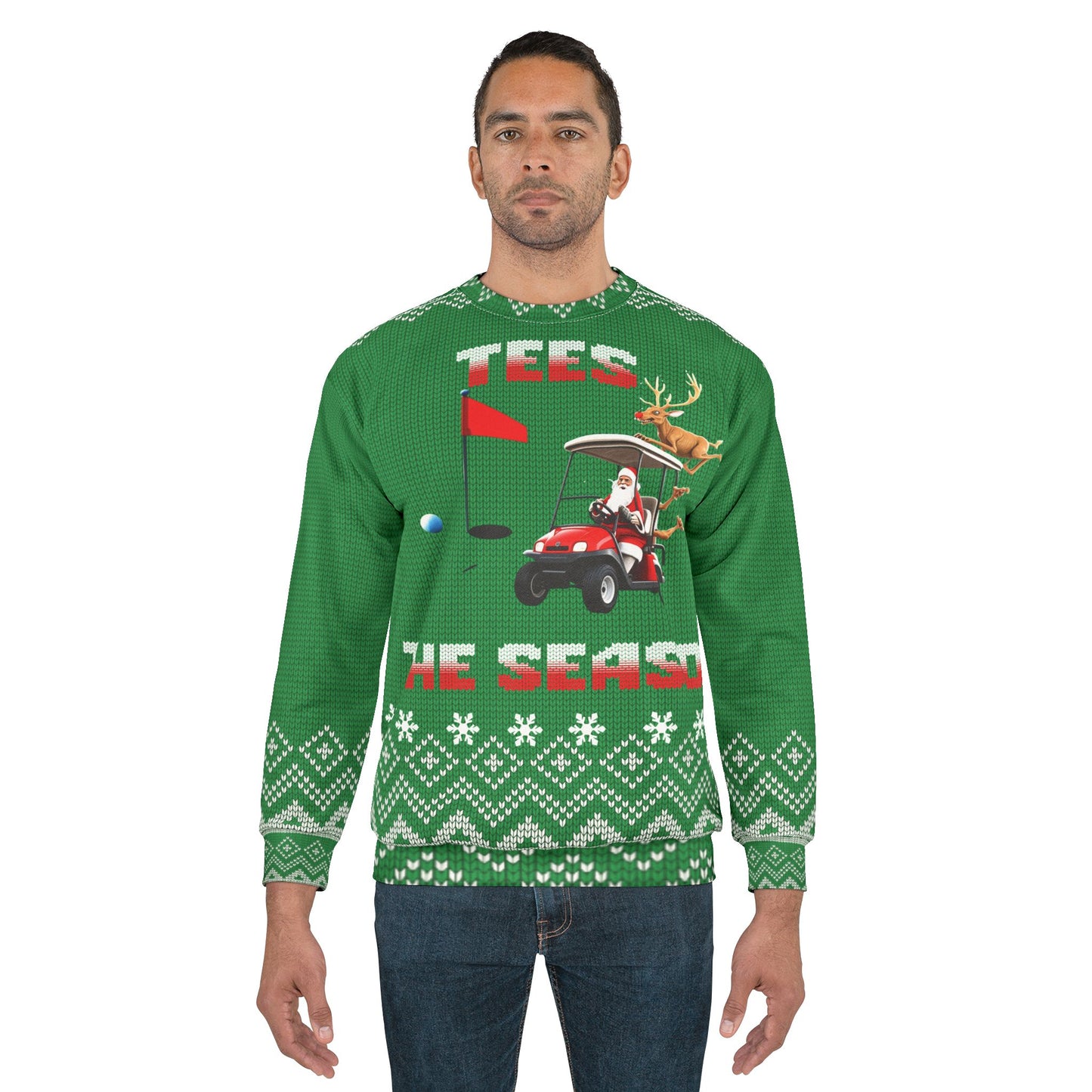 UGLY Christmas Sweater - Golf - Tees the Season