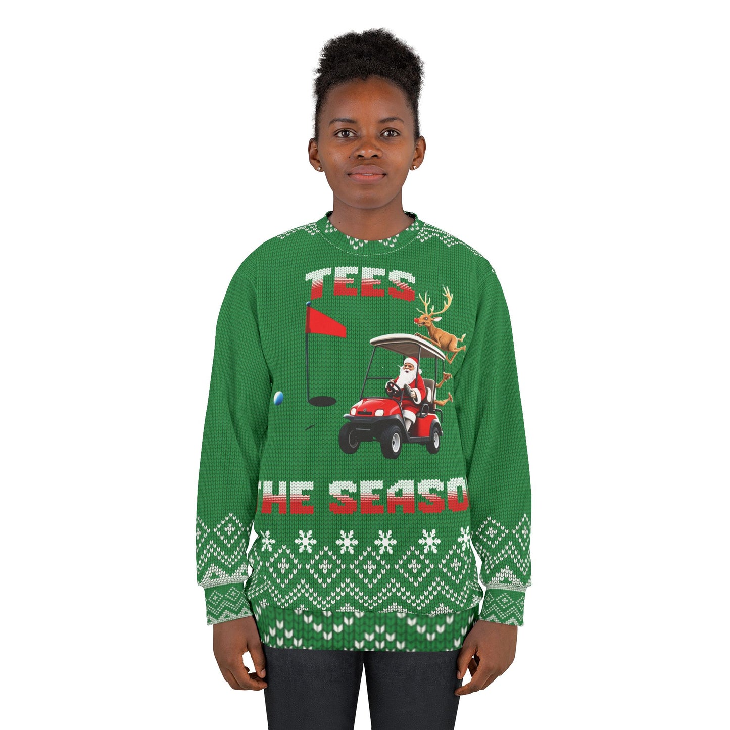 UGLY Christmas Sweater - Golf - Tees the Season
