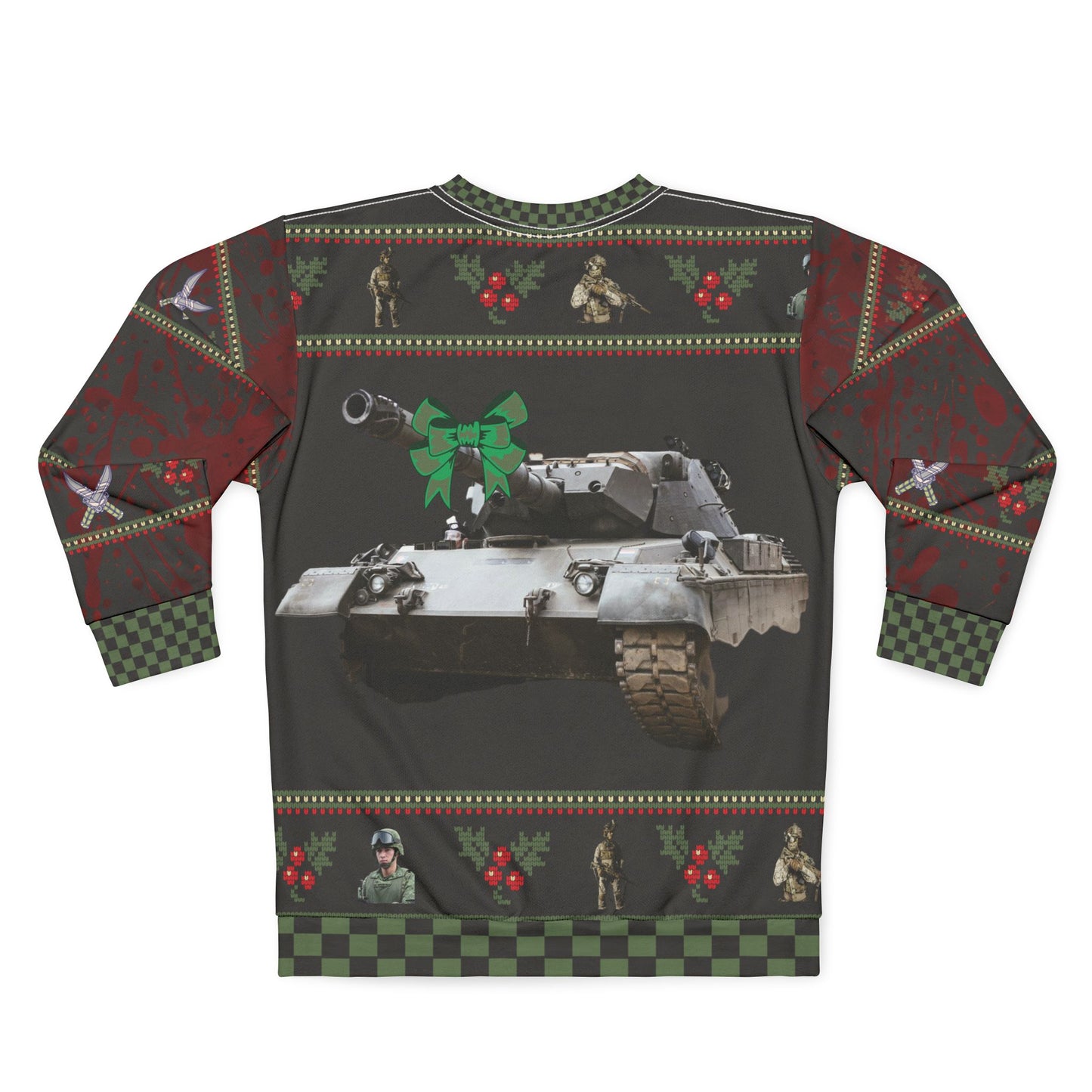 UGLY Christmas Sweater - MILITARY - Sleighing It ... Military Style