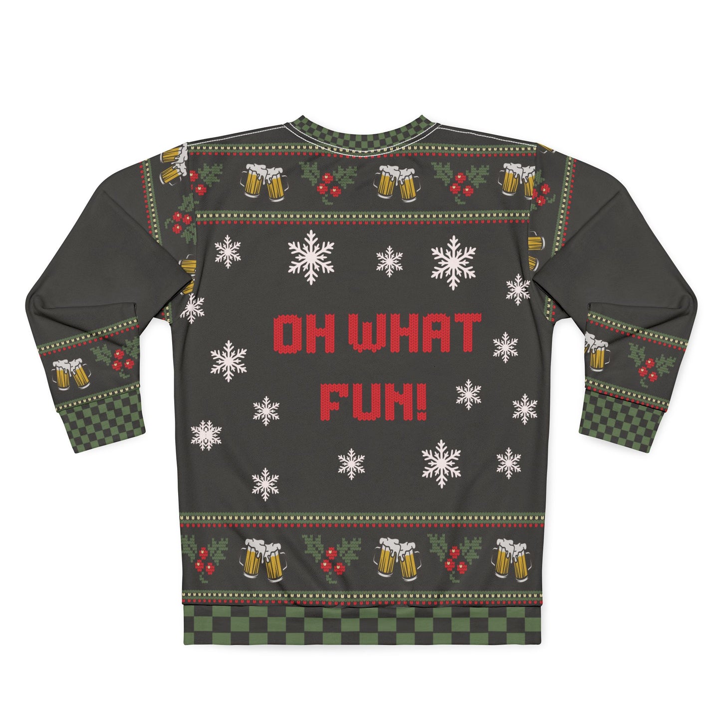 UGLY Christmas Sweater (Sweatshirt) - Mug of Beer "Makings Spirits Bright"