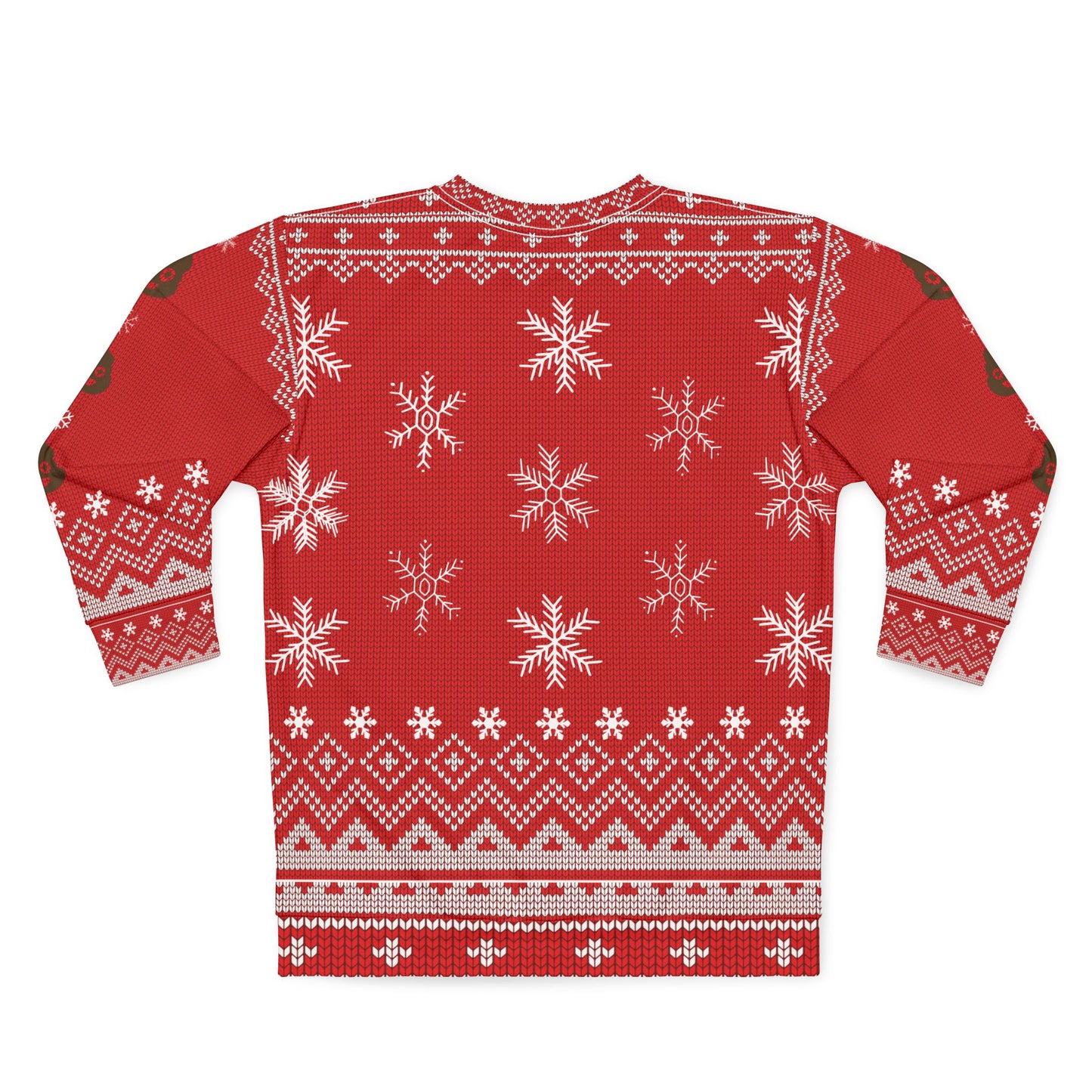 Meowy Christmas Cat Ugly Christmas Sweater | Funny Cat Lover Holiday Sweatshirt | I Regret Nothing Naughty Cat Christmas Gift