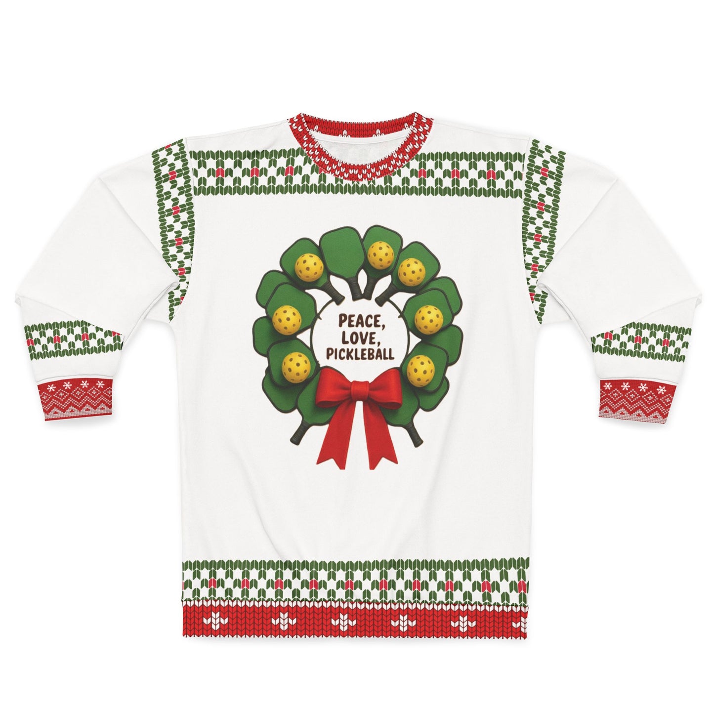 Merry Dinkmas Pickleball Ugly Christmas Sweater • Funny Pickleball Sweatshirt • Holiday Dinkmas Gift for Pickleball Players