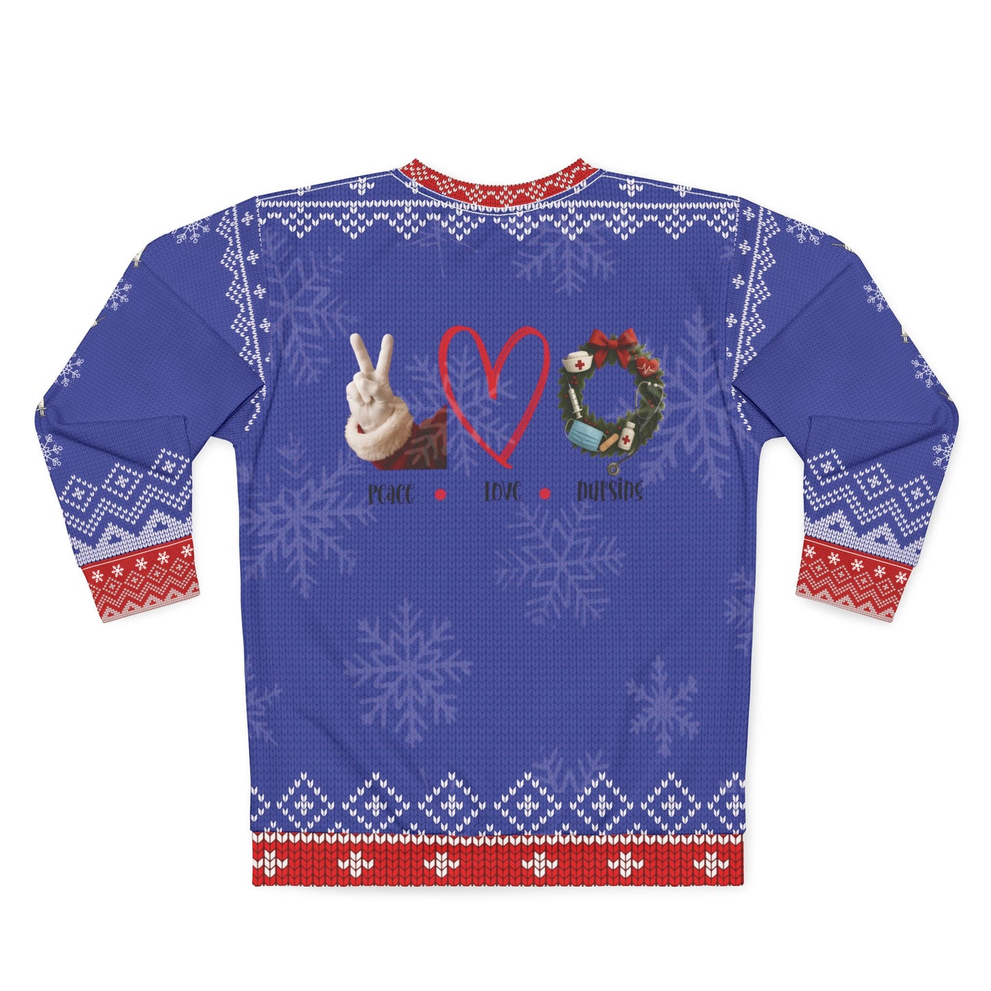 Nurse Christmas Sweater | Charting Through the Snow | Snowman Nurse Ugly Xmas Sweater | Funny RN LPN CNA Holiday Gift | Medical Staff Sweatshirt