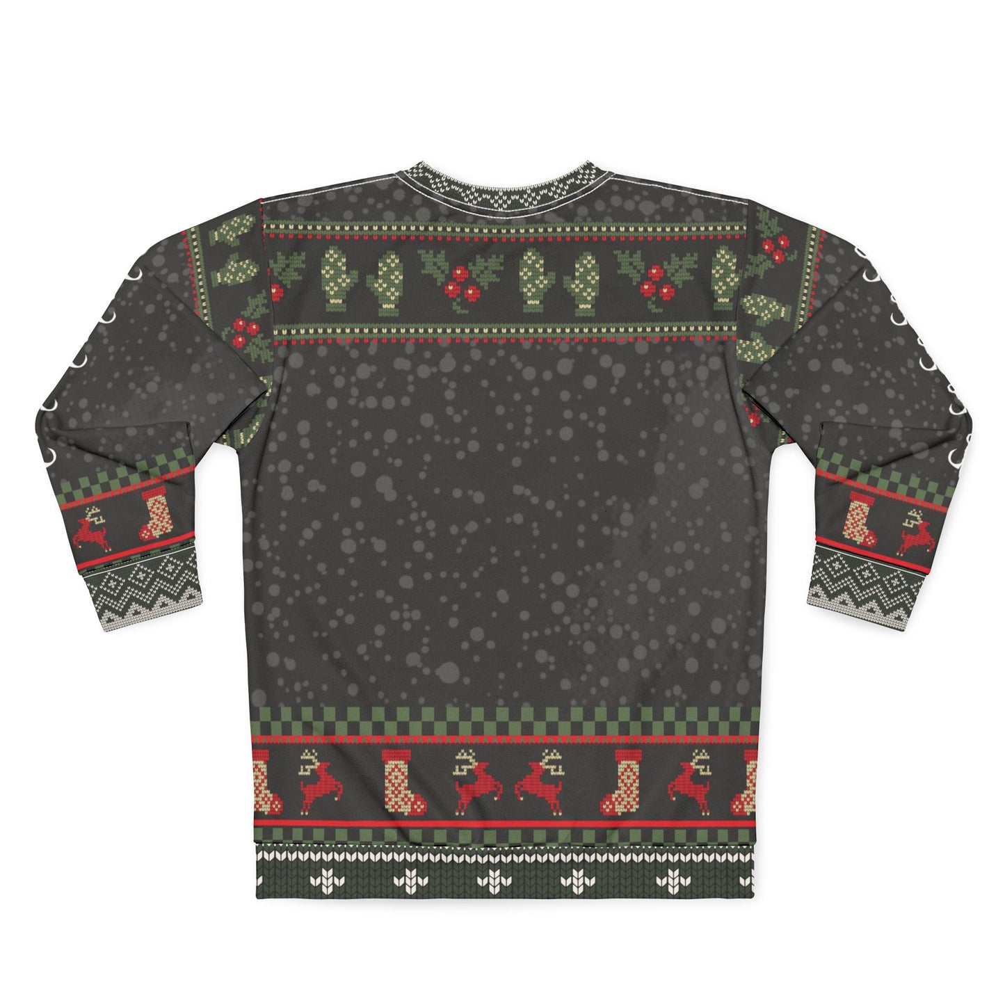 UGLY Christmas Sweater - Merry FISHMAS - Great gift for the Big-Mouthed Fisher in your Life!