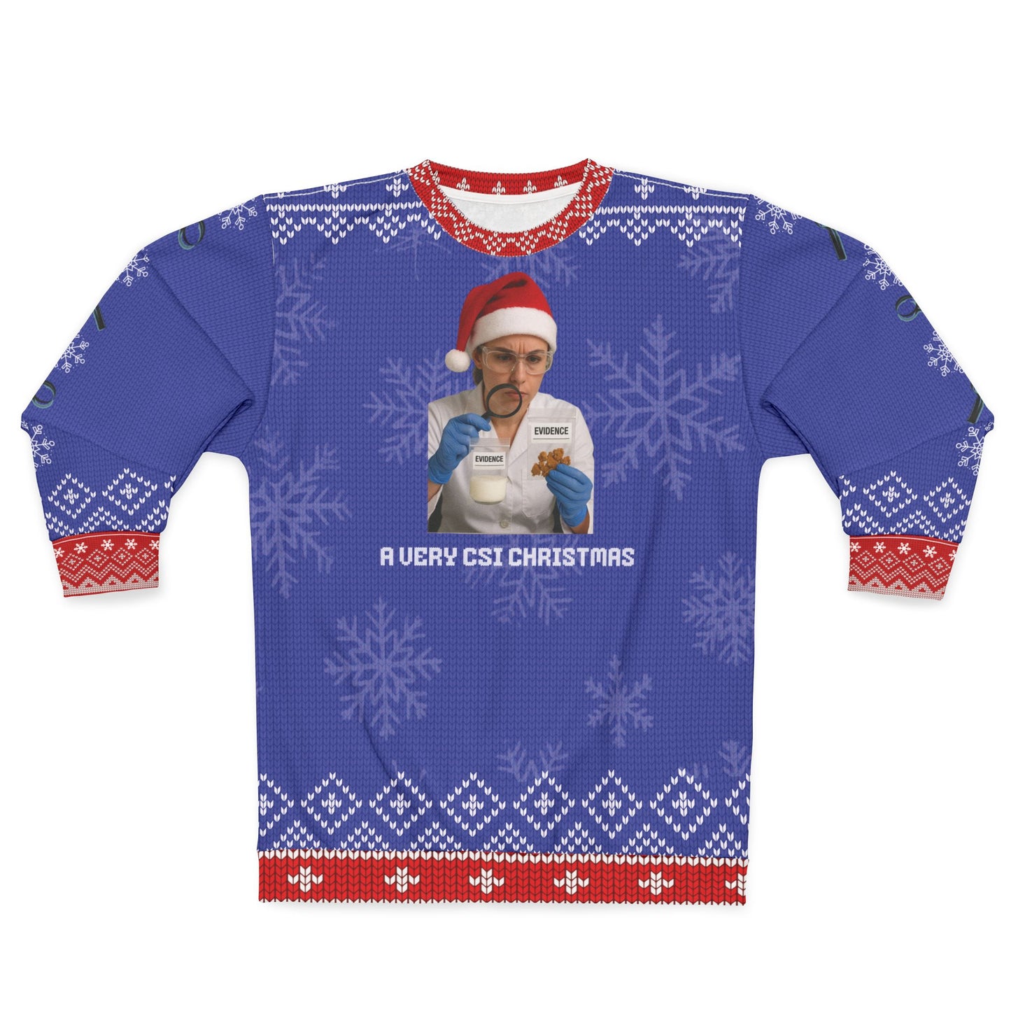 CSI Christmas Sweater • “A Very CSI Christmas” Funny Forensic Holiday Sweatshirt • True Crime Xmas Sweater • Dark Humor Gift for Crime Fans