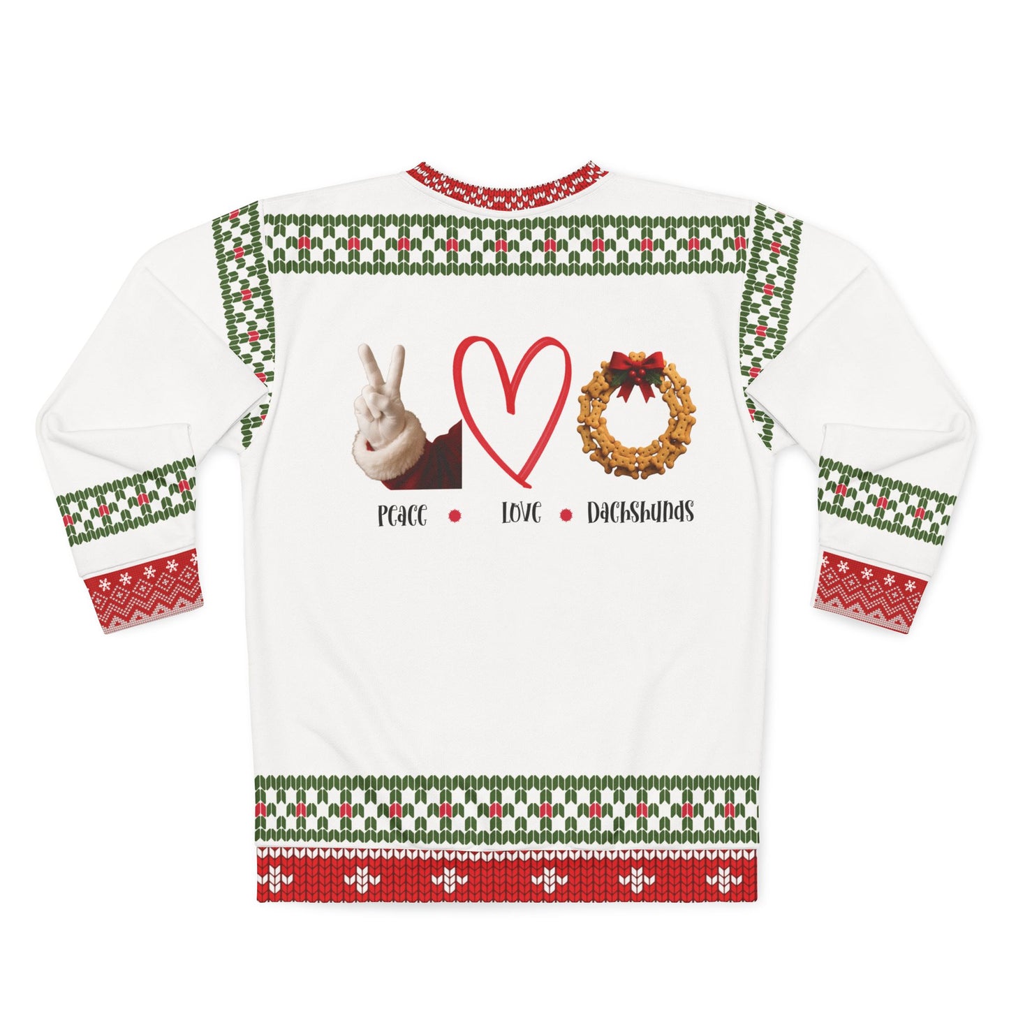 Funny Dachshund Christmas Sweater • Pucker Up Buttercup Doxie Sweatshirt • Wiener Dog Ugly Xmas Sweater • Dog Lover Holiday Gift