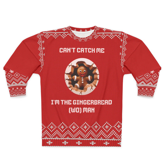 Ugly Christmas Sweater - GINGERBREAD MAN or (WO)MAN - Your Choice