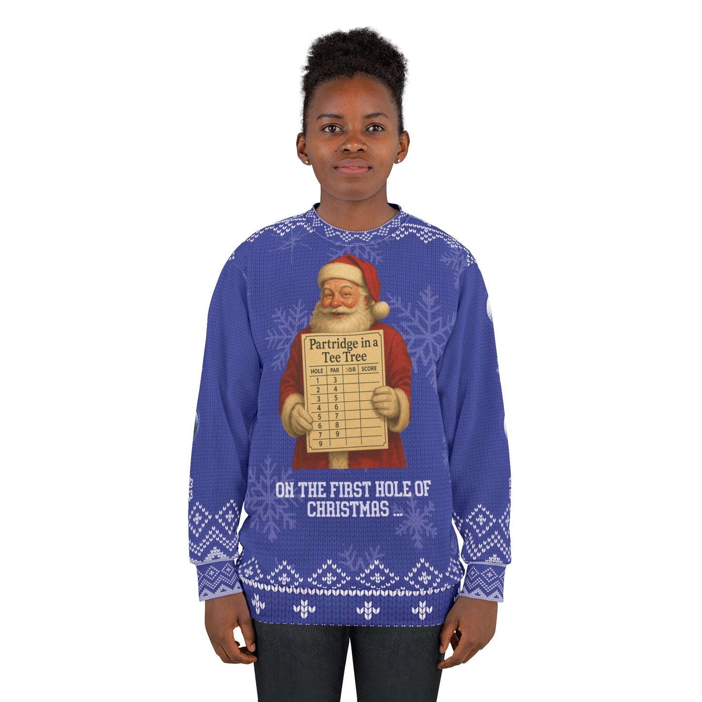 Santa’s Bag Has Range Ugly Christmas Sweater – Funny Golf Christmas Sweatshirt | Holiday Sweater for Golfers, Christmas Gift for Him or Her