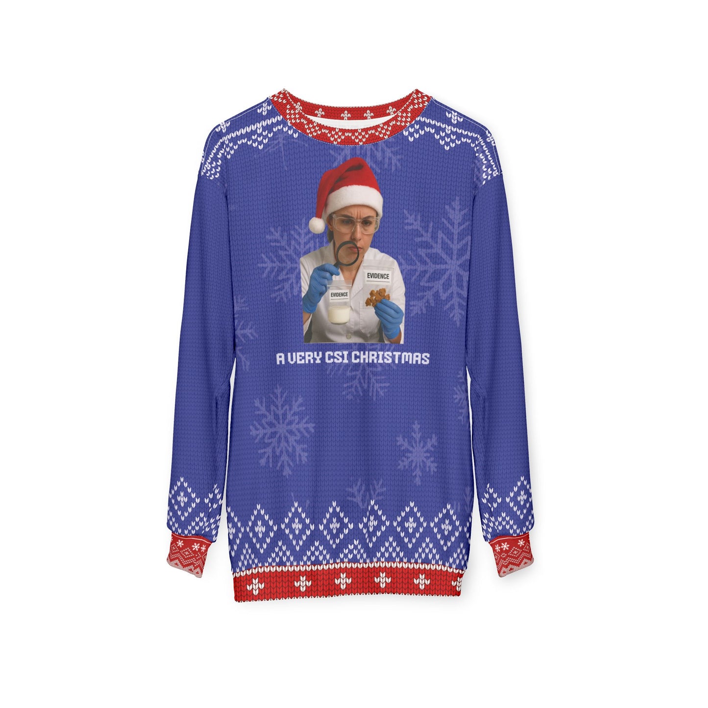 CSI Christmas Sweater • “A Very CSI Christmas” Funny Forensic Holiday Sweatshirt • True Crime Xmas Sweater • Dark Humor Gift for Crime Fans