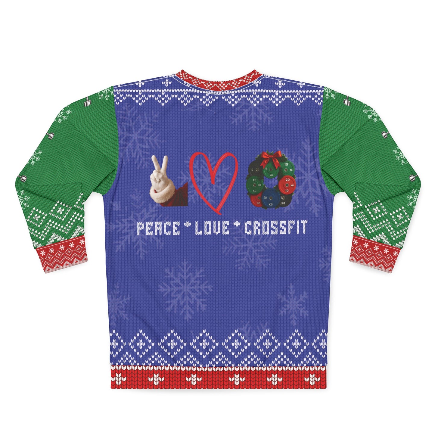 Crumb and Get It Funny CrossFit Ugly Christmas Sweater – Gym Lover Holiday Sweatshirt, Cookie Workout Xmas Gift, Fitness Ugly Sweater for Men & Women