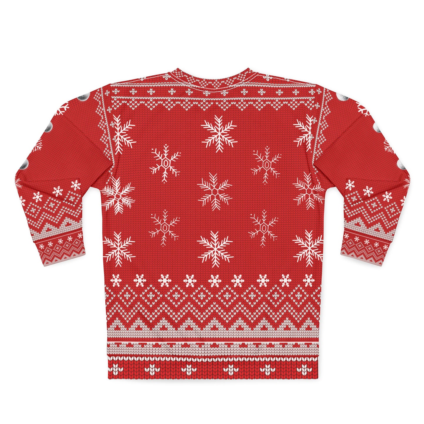 Crumb Slice on the Fairway Ugly Christmas Sweater – Funny Gingerbread Golf Christmas Sweatshirt | Holiday Sweater for Golfers & Christmas Gift for Him or Her