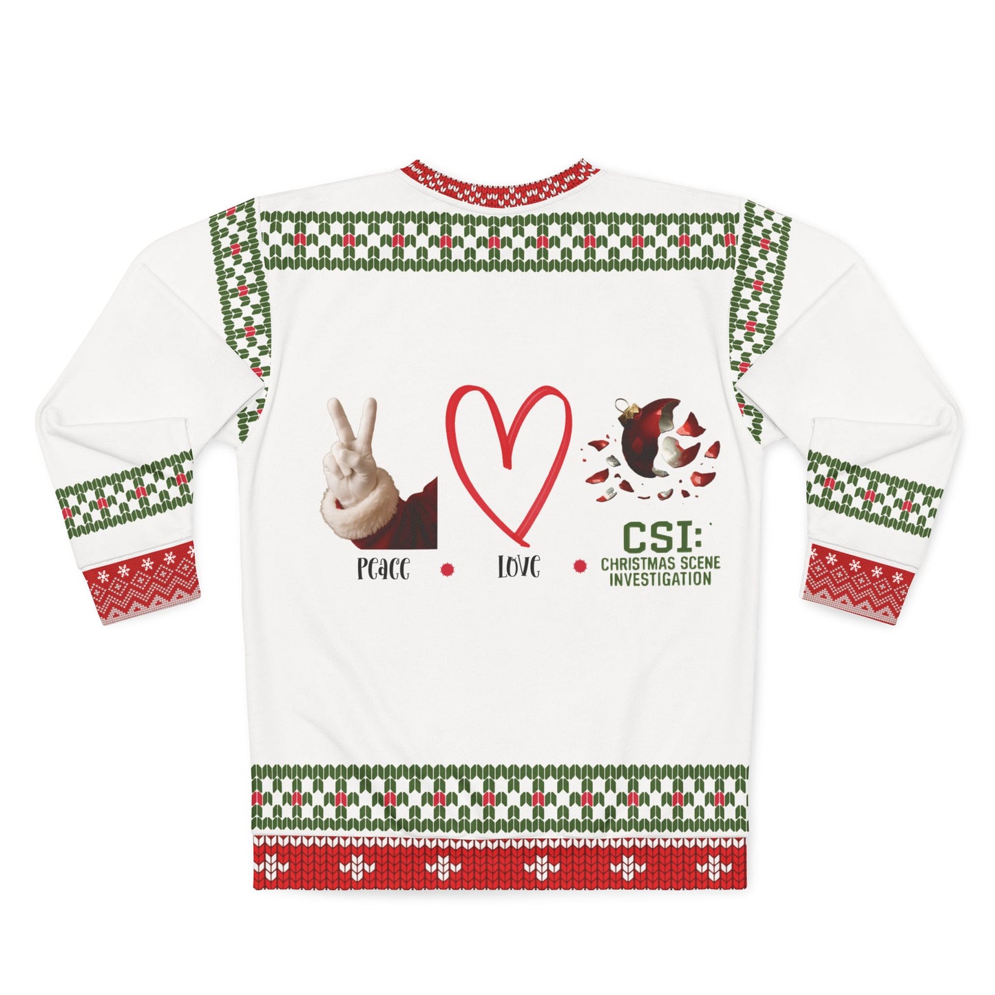 Funny Santa Christmas Sweater – “Naughty List Just Got Serious” Ugly Christmas Sweatshirt | Hilarious Holiday Sweater for Men & Women