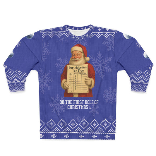 Santa’s Bag Has Range Ugly Christmas Sweater – Funny Golf Christmas Sweatshirt | Holiday Sweater for Golfers, Christmas Gift for Him or Her